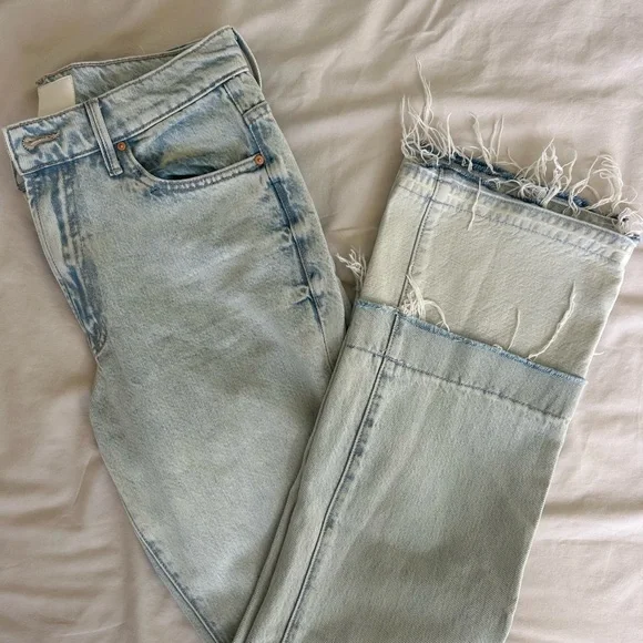 MOTHER Insider Double Double Fray Hem Size 27 - Picture 9 of 9